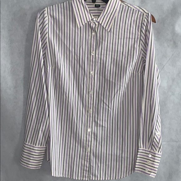 J.crew striped button up shirt SZ M slim fit